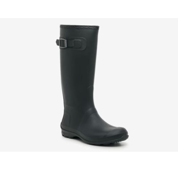 EUC Kamik Olivia Waterproof Rubber Rain Round Toe Boots Sz 8 (run small) - Picture 1 of 12